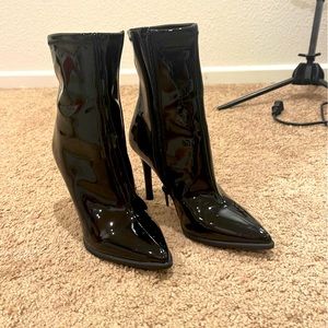 STEVE MADden BOOTS, 5.5. Black
